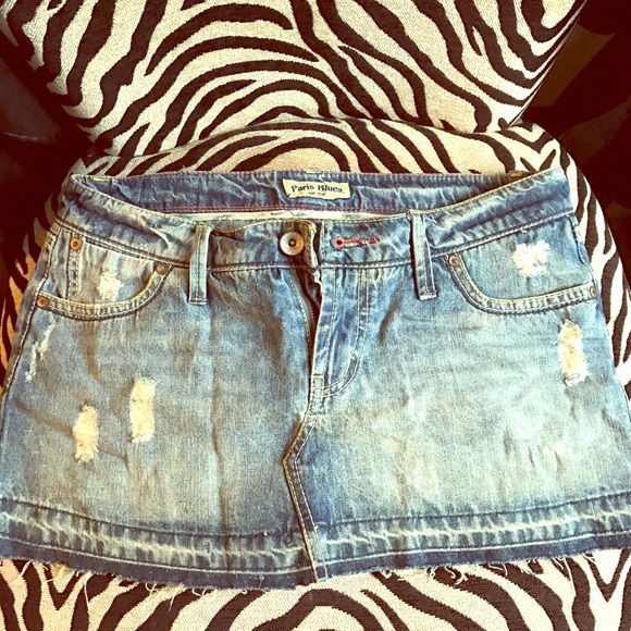 Jean mini skirt - Picture 1 of 2